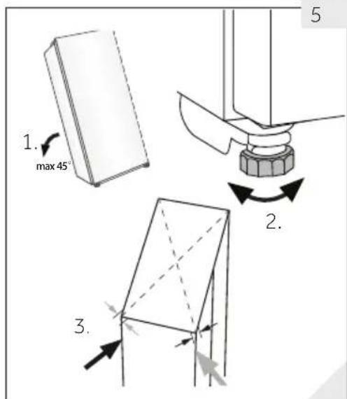 HAIER Wine Bank 50 Serie 5 HWS49GA - Alignement de l'appareil - 1