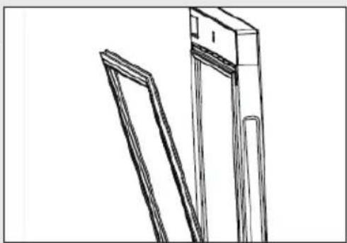 HAIER Wine Bank 50 Serie 5 HWS49GA - einigen Sie die Turdichtung: - 2