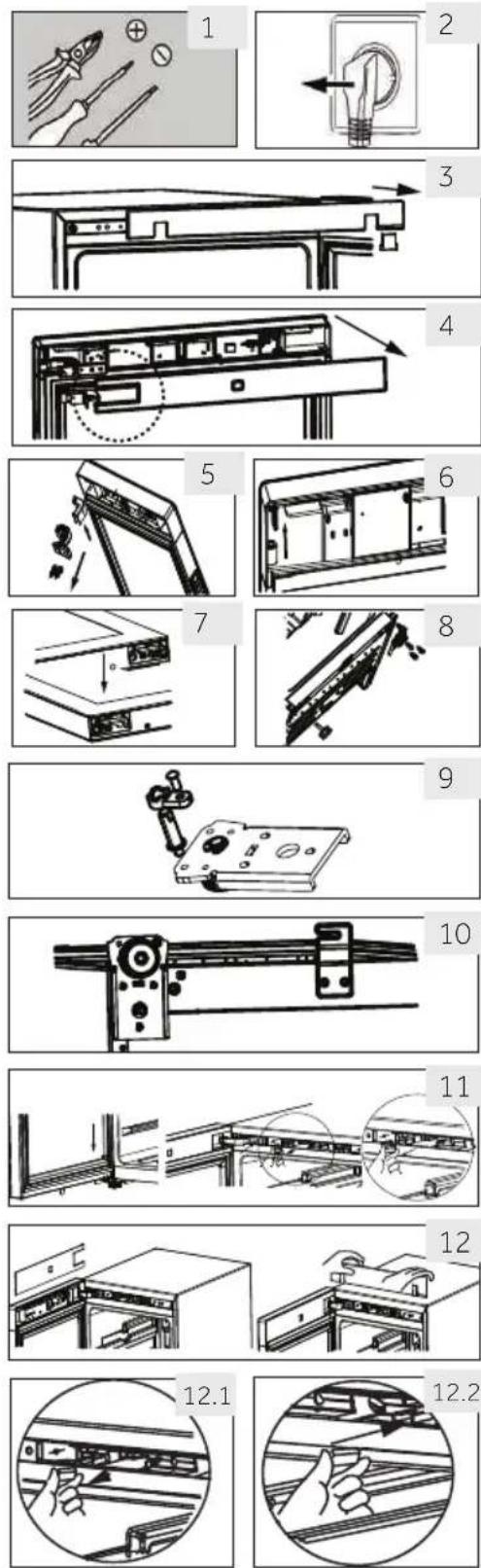HAIER Wine Bank 50 Serie 5 HWS49GA - Krokimontazu(oprocz HWS49GAE,HWS66GGE)) - 1