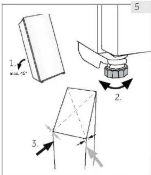 HAIER Wine Bank 50 Serie 5 HWS49GA - A keszülék elhelyezese - 1