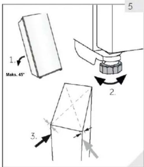 HAIER Wine Bank 50 Serie 5 HWS49GA - Prietaiso sulygiavimas - 1