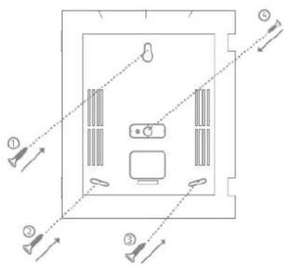 ABUS FUSG50110 - Step 3: Mount the sounder on the wall - 1