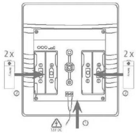 ABUS FUSG50110 - Passaggio 4a: Alimentazione di tensione - 1