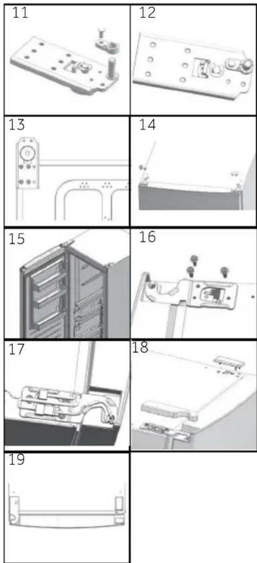 HAIER H3F330WEH1 - Pasos para el montaje (II. 10.9): - 1