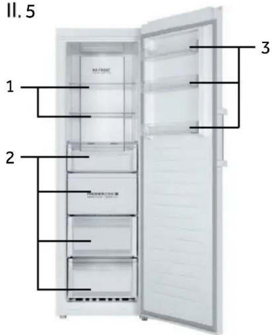 HAIER H3F330WEH1 - Modo eco (-16°C) (B) - 1