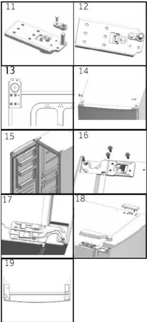 HAIER H3F330WEH1 - Assembly steps (Fig. 10.9): - 1