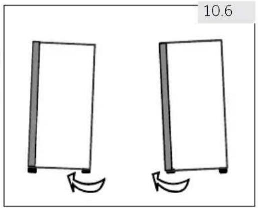 HAIER H3F330WEH1 - Uso de las patas ajustables - 1