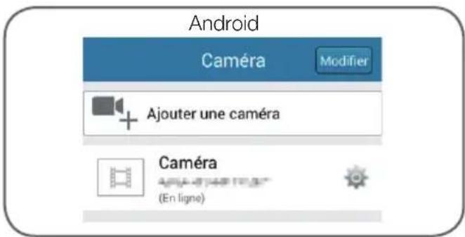 Android Caméra Modifier Ajouter une caméra Caméra (En ligne)