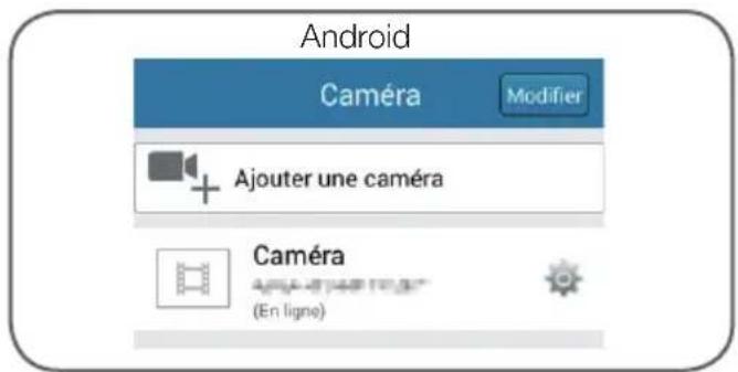 Android Caméra Modifier Ajouter une caméra Caméra (En ligne)