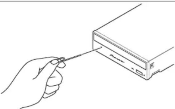 PIONEER BDR2213 - Forcefully ejecting the disc - 1