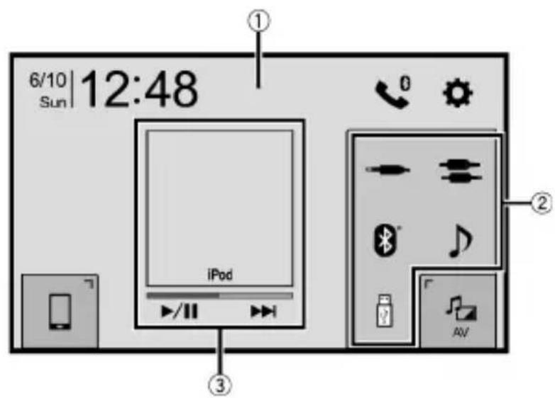 PIONEER DMHC2500NEX - Écran de menu supérieur - 1