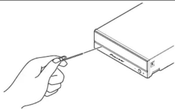 PIONEER BDRS13UBK - Éjection forcée du disque - 1
