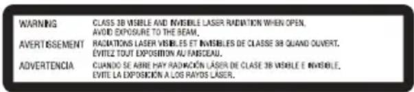 PIONEER BDRXD08UMBS - Appareil à LASER de CLASSE 1 - 1