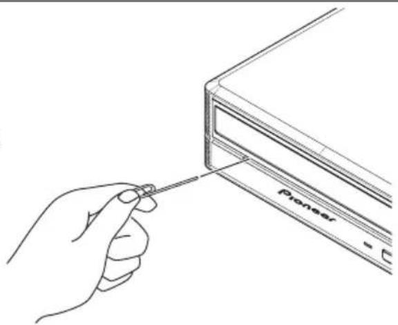 PIONEER BDRX13UBK - Forcefully ejecting the disc - 1