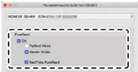 PIONEER BDRX13US - Utilisation de pureread - 2