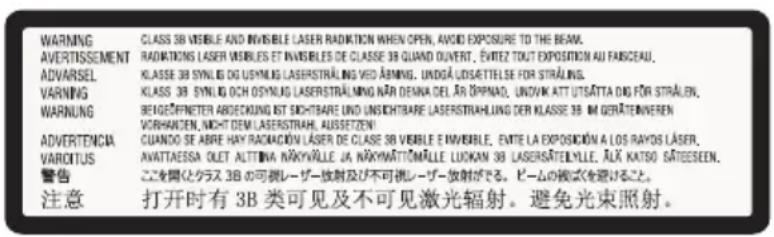 PIONEER BDRS13UX - WARNING - 1