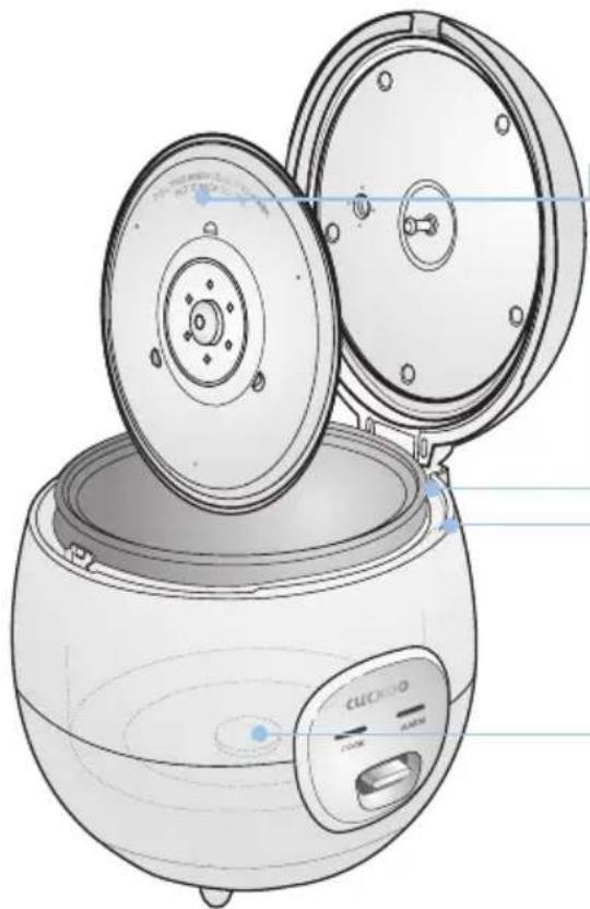 Cuckoo CR0671V - How to Manage the Inner Part - 1