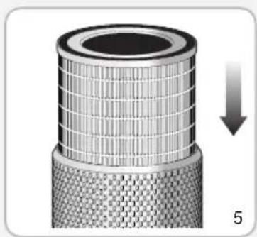 Cuckoo CACI0510FW - How to Replace Filter - 1