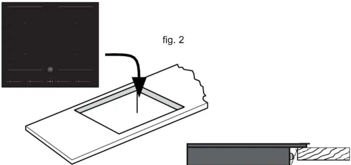 BERTAZZONI P604I1B26NV - Regolazione della posizione delle staffe di fissaggio - 2