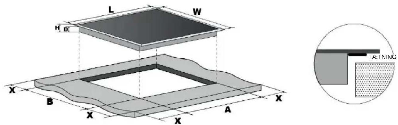 BERTAZZONI P604I1B26NV - Installansanvisninger - 1