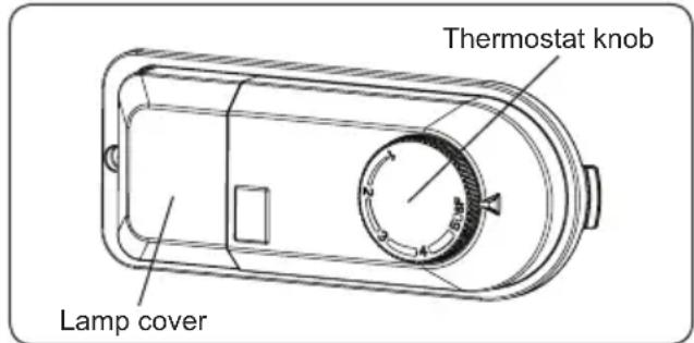 Orima ORA341 W - Thermostat Setting - 1