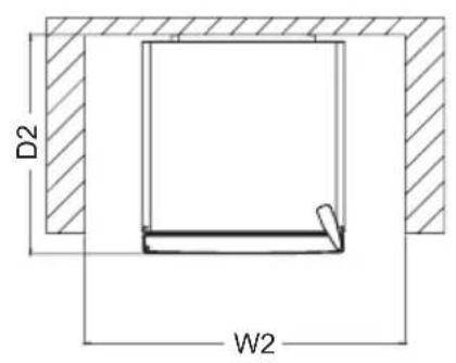 Orima ORA1854W NF - Dimensions - 3
