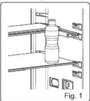 Orima ORA1854W NF - Prateleira de vidro ajustavel (Em algoins modelos) - 1