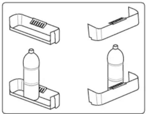 Orima ORA1854W NF - Porte-bouteille(dans certains modèles) - 2