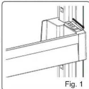 Orima ORA1854W NF - Estante de puerta regulable (En algunos modelos) - 1