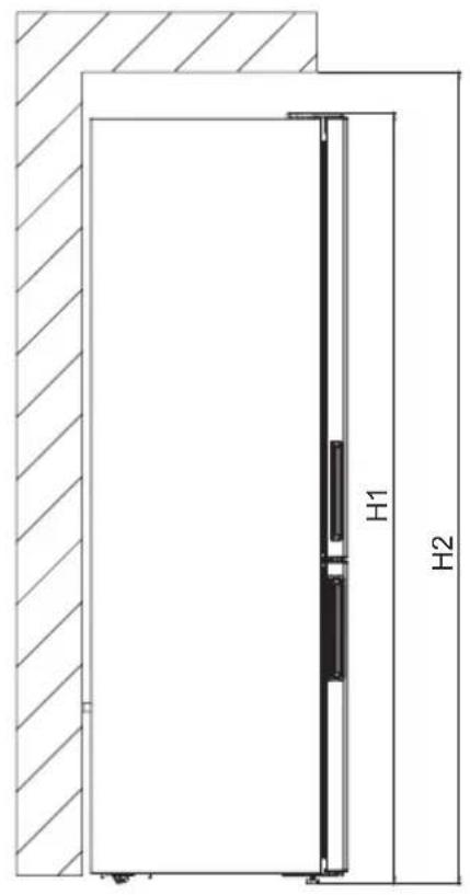 Orima ORA1854W NF - Dimensiones - 1