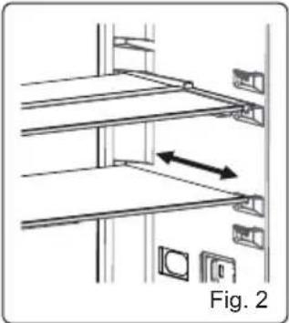 Orima ORA1854W NF - Adjustable Glass Shelf (In some models) - 2