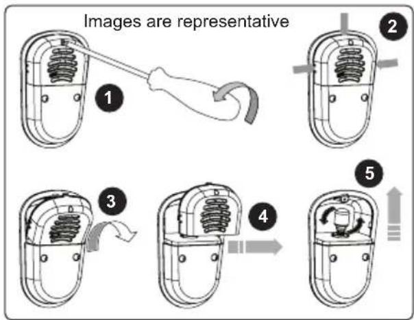Orima ORA1854W NF - Replacing the Light Bulb - 1