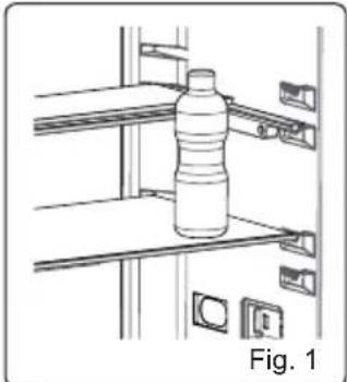 Orima ORA1854W NF - Estante de Cristal Ajustable (En algunos modelos) - 1