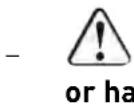 FESTOOL TKS 80 EBS - 2) Cutting procedures warnings - 1