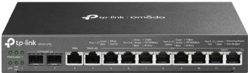 TP-LINK ER7212PC - Routeur VPN Gigabit Omada 3-en-1 - 1