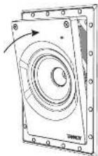 TANNOY PCI 5DC IW - Installing the Loudspeaker Assembly - 1