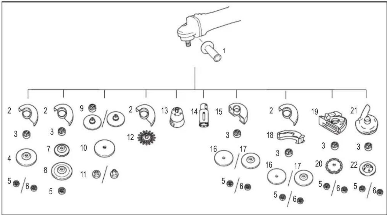 MAKITA GA023G - Optional accessory - 1