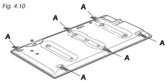 DELONGHI YAL 59 ASDV - FISSAGGIO DEL PIANO DI COTTURA (fig. 4.11) - 1