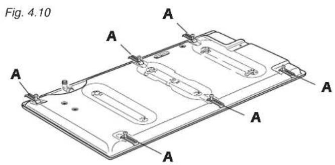 DELONGHI YAL 59 ASDV - FIJACION DE LA PLACA DE COCCION (fig. 4.11) - 1