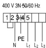 DELONGHI YAL 59 ASDV - SEZIONE DEI CAVI DI ALIMENTAZIONE TIPO "H05V2V2-F" - 3