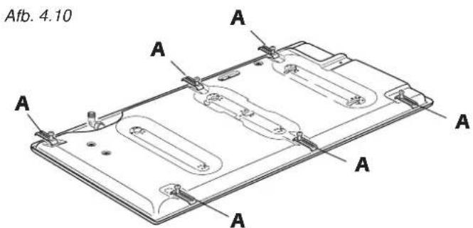DELONGHI YAL 59 ASDV - FISSAGGIO DEL PIANO DI COTTURA (fig. 4.11) - 1