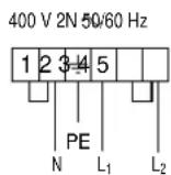 DELONGHI SL 59 ASDV - SEÇÃO DOS CABOS DE ALIMENTAÇÃO TIPO "H05V2V2-F" resistentes à temperatura de 90°C - 5