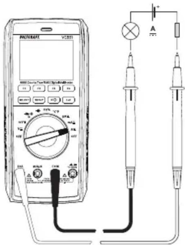 VOLTCRAFT VC851 - Mesure du courant - 2