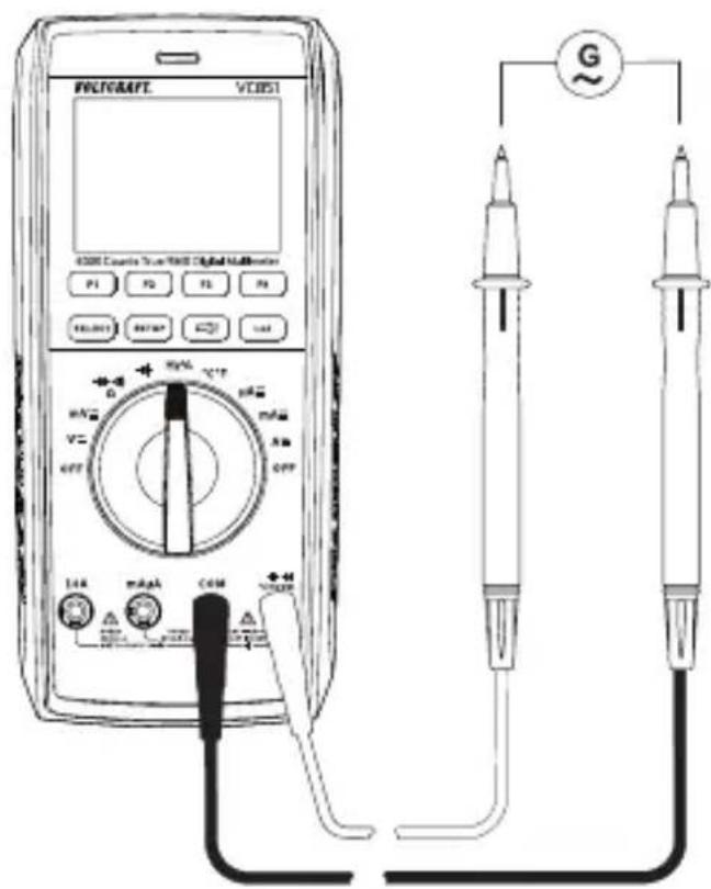 VOLTCRAFT VC851 - Frequentiemeting/Duty Cycle in % - 1