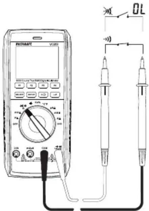 VOLTCRAFT VC851 - Continuity test - 2