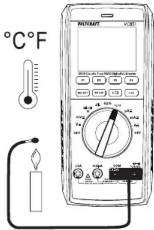 VOLTCRAFT VC851 - Temperaturmessung - 2