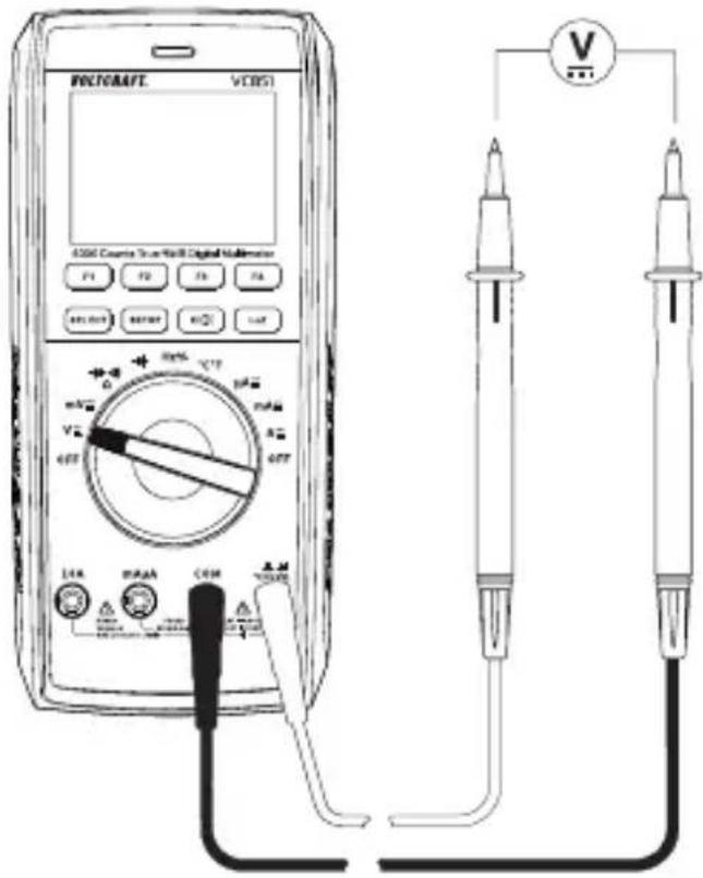 VOLTCRAFT VC851 - DC voltage mode (V = ?) - 1