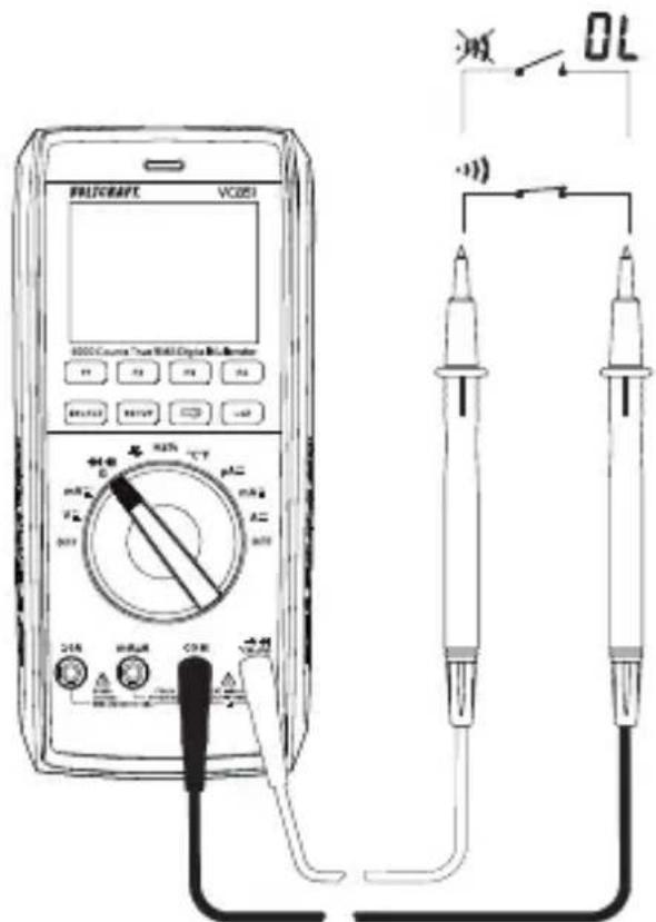 VOLTCRAFT VC851 - Durchgangsprüfung - 2