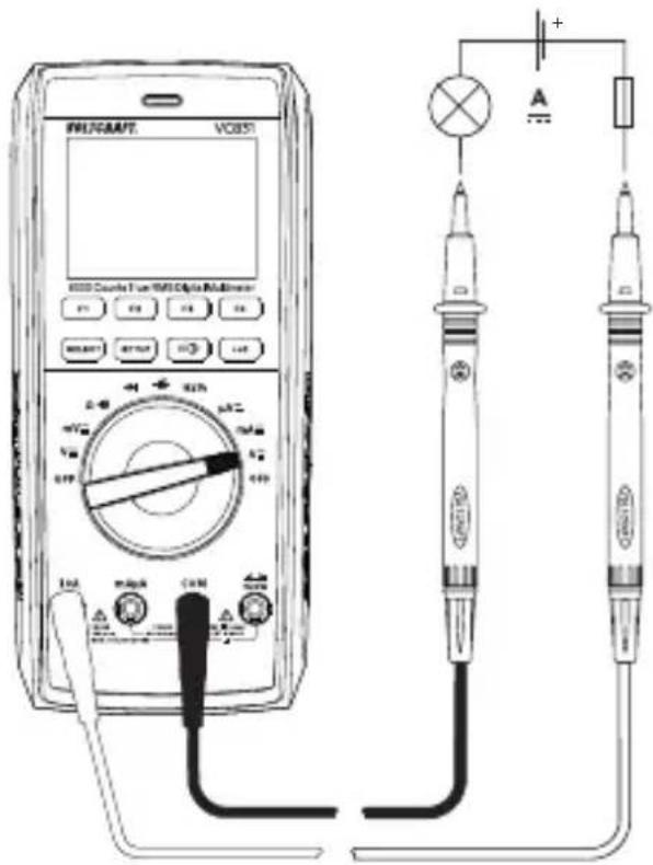 VOLTCRAFT VC831 - Strommessung - 2