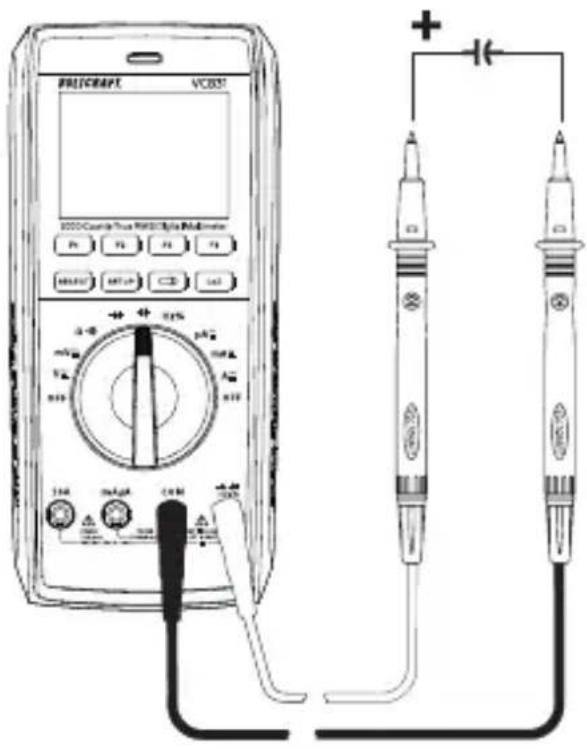 VOLTCRAFT VC831 - Kapazitätsmessung - 2